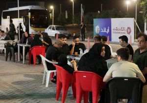 موکب آیلند، ایستگاه اول راه کربلا افتتاح شد/ میزبانی ۱۰۰ هزار نفر