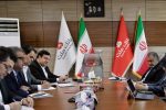 نشست مشترک مدیرعامل بانک ملت و رییس دانشگاه صنعتی شریف با موضوع حمایت از تولیدات علمی و فناورانه