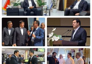 دیدار مدیرعامل بانک ملت با استاندار خراسان جنوبی و بازدید از چند شرکت تولیدی و شعب بانک در استان